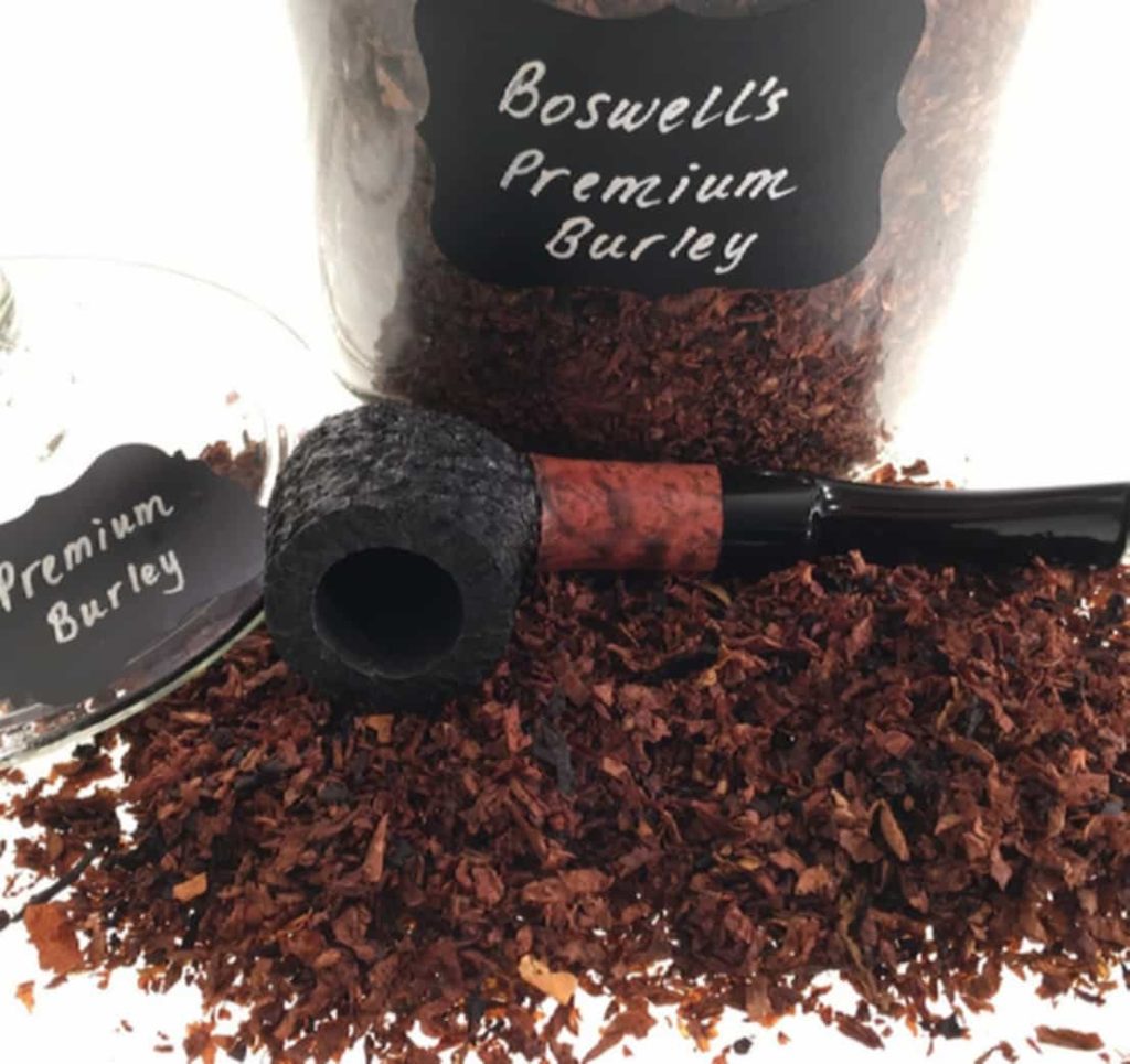 Close-up of Premium Burley Tobacco